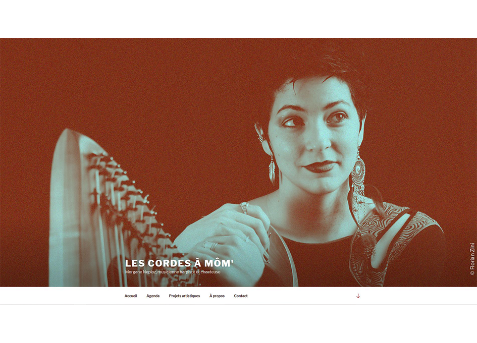 Site web de Morgane Neplaz, musicienne